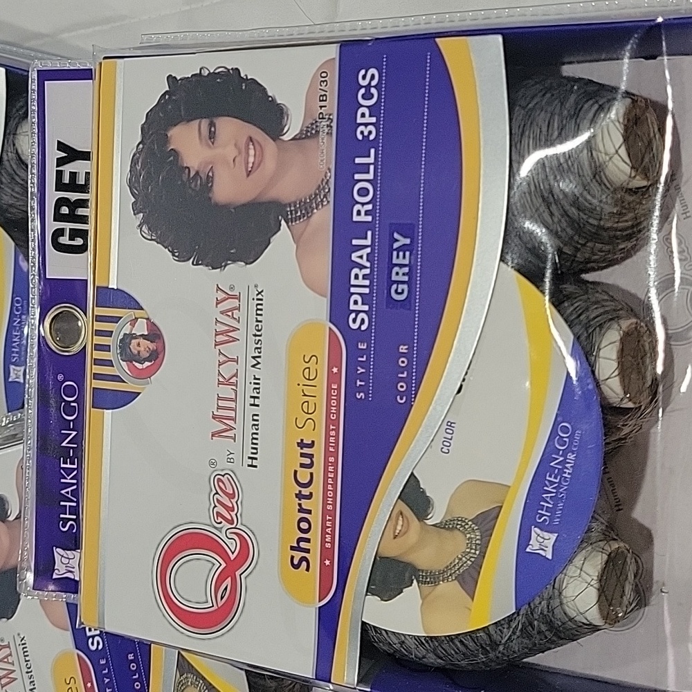 Milky Way Que Grey Weave Hair